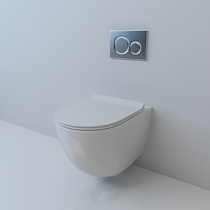 Унитаз подвесной ESBANO - GARDENA (White)